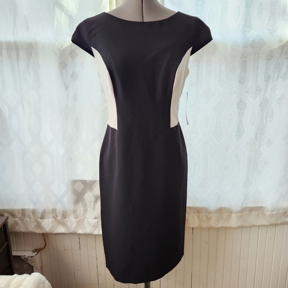 Evan Picone Dresses & Skirts - New NWT Evan Picone Black Label Black White Short Sleeve Dress size 6